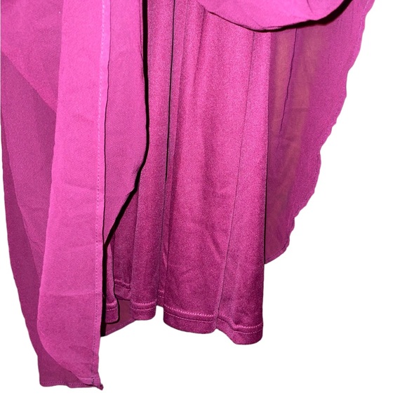 NWOT Birdy Grey Grace Convertible Dress in Chiffon Cabernet - Picture 10 of 14